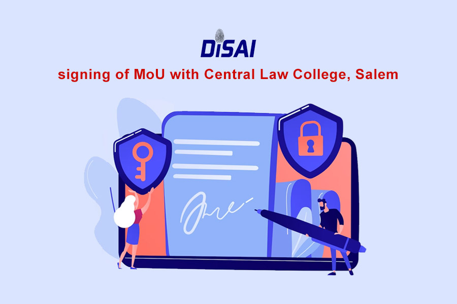 Signing of MoU with Central Law College, Salem
